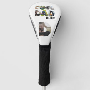 Create your own cool dad 7 letter photo for him golf head cover