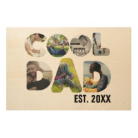 Create your own cool dad 7 letter photo for him