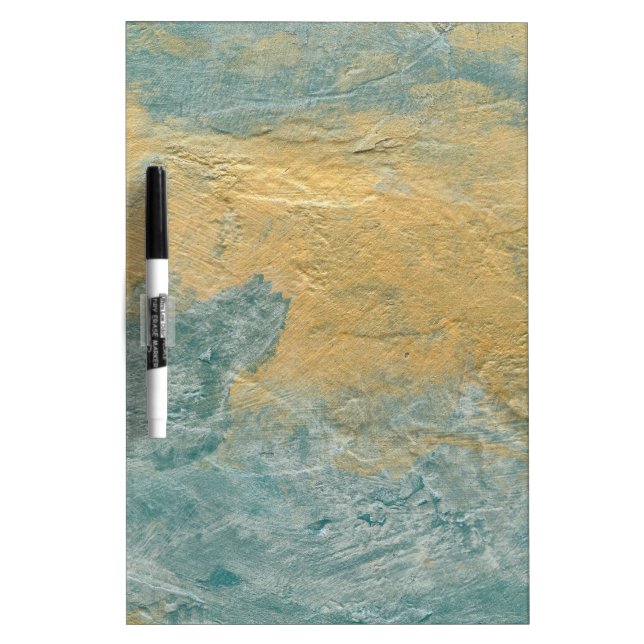 Create Your Own Copper Turquoise Faux Finish Dry Erase Board (Front)