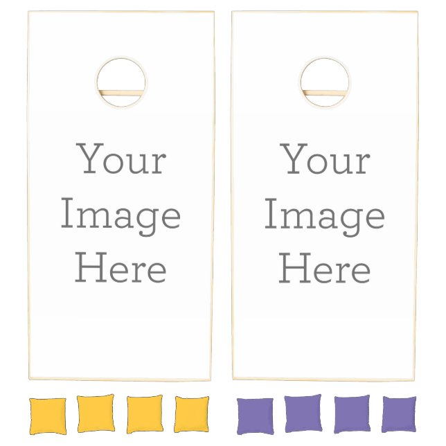 Custom Natural Wood Cornhole Set (Set)