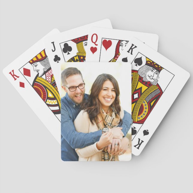 Create Your Own Couple Keepsake Poker Cards (Back)