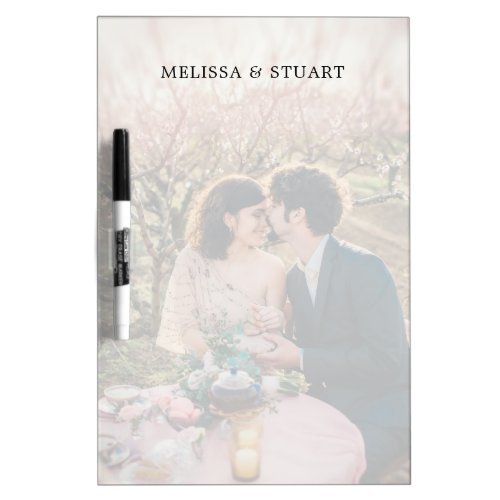 Create your own couple photo personalized dry erase board