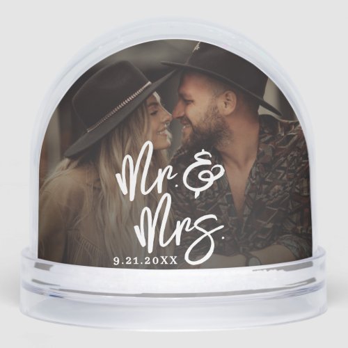 Create Your Own Couple Photo Snow Globe