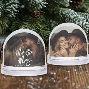 Create Your Own Couple Photo Snow Globe