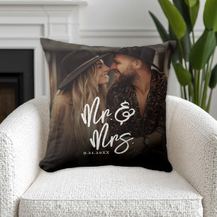 Create Your Own Couple Photo Throw Pillow