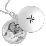 Create Your Own Couples Monogram Photo Locket Necklace at Zazzle