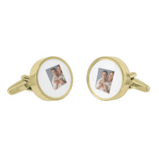 Create Your Own Couples Photo Custom Picture Cufflinks