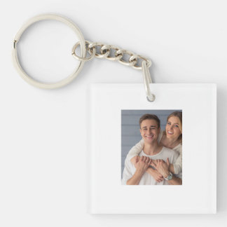 Create Your Own Couples Photo Custom Picture Keychain