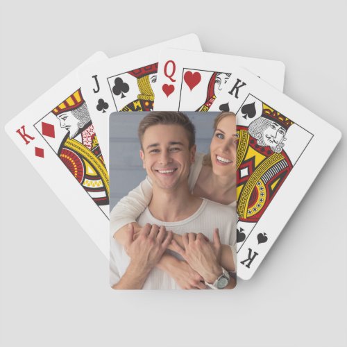 Create Your Own Couples Photo Custom Picture Poker Cards