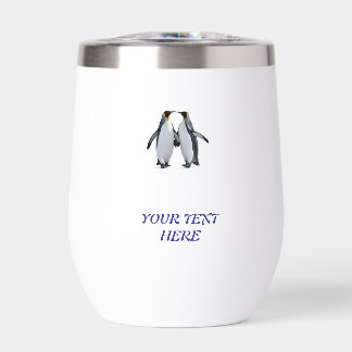 Create Your Own Couples Photo & Text Stemless Wine Thermal Wine Tumbler