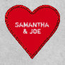 Create Your Own Couples Red Heart Patch