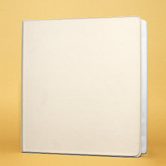 Create Your Own Cream Color 3 Ring Binder
