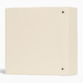 Create Your Own Cream Color 3 Ring Binder | Zazzle