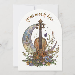 Create Your Own Crescent Moon Lullaby on Violin Save The Date