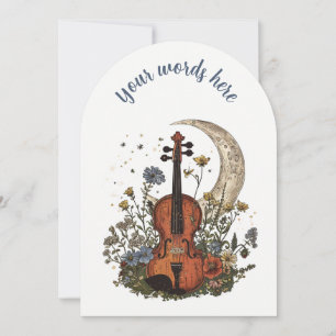 Create Your Own Crescent Moon Sonata on Violin Save The Date