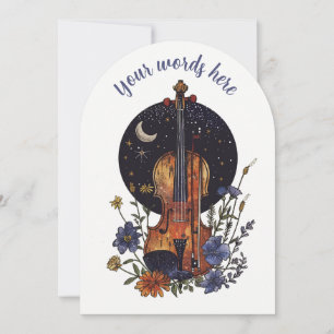 Create Your Own Crescent Moon Song on Violin Save The Date