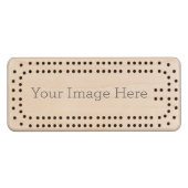 Maple Cribbage Board (Front (Horizontal))