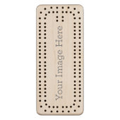 Maple Cribbage Board (Front Vertical)