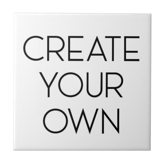 Create Your Own Crossbody Bag Ceramic Tile (Front)