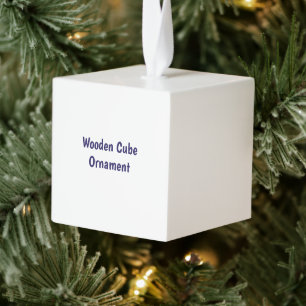 Create Your Own Cube Ornament