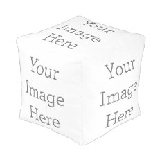 Create Your Own Cube Pouf at Zazzle