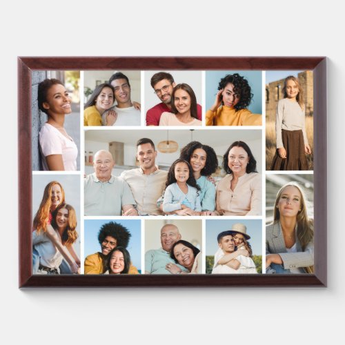 Create Your Own Custom 11 Photo Collage Plaque