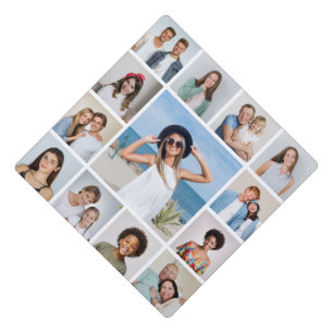 Create Your Own Custom 13 Photo Collage Graduation Cap Topper