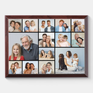 Create Your Own Custom 14 Photo Collage Plaque