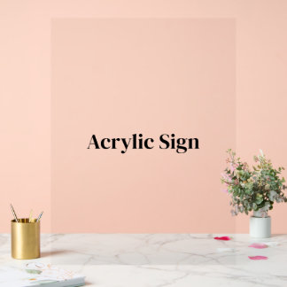 Create Your Own Custom 18" x 24" Acrylic Sign