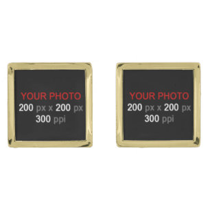 Create Your Own Custom 1 Photo Cufflinks