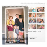 Create Your Own Custom 2026 Photo Calendar<br><div class="desc">Take your favorite photos from the year and create your own modern wall calendar. Replace the sample images on the cover and for each month. The 12 images you choose for the months will automatically appear in a grid on the back cover. Add your name and the year in the...</div>