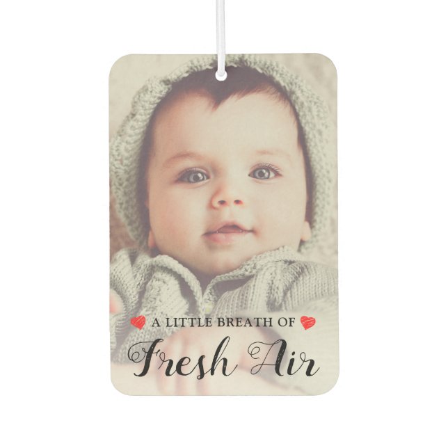 Create your Own | Custom 2 Photo Air Freshener (Front)