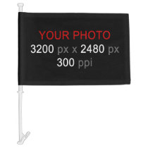 Create Your Own Custom 2 Photos Car Flag Create Your Own Custom 2 Photos Car Flag