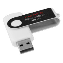 Create Your Own Custom 2 Photos Swivel USB Drive Create Your Own Custom 2 Photos Swivel USB Drive