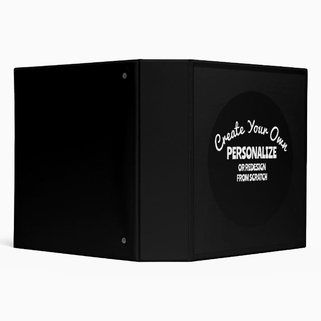 Create Your Own Custom 3 Ring Binder (Background)