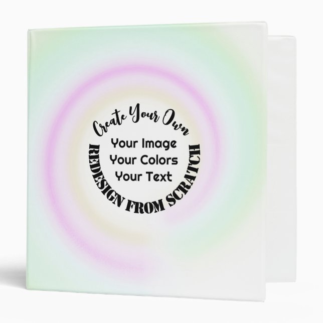 Create Your Own Custom 3 Ring Binder (Front/Inside)