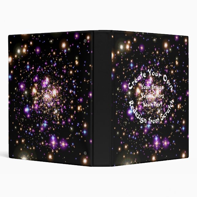 Create Your Own Custom 3 Ring Binder (Background)