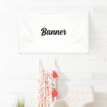 Create Your Own Custom 3' x 5' Vinyl Banner
