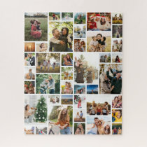 Create Your Own Custom 42 Photo Collage Jigsaw Puzzle