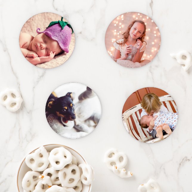 Create Your Own Custom 4 Photo Coaster Set (In Situ)