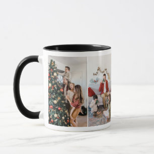 Create Your Own Custom 4 Photo Family Double Side Mug