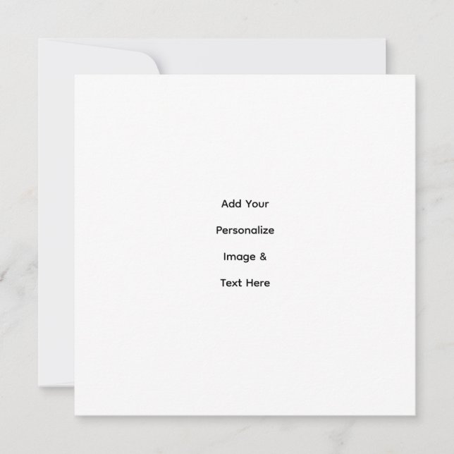 create your own custom 5.25" x 5.25" flat card (Front)