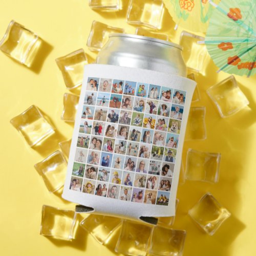 Create Your Own Custom 64 Photo Collage Can Cooler