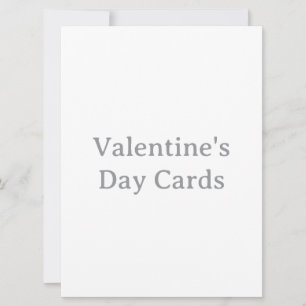 Create Your Own Custom 6.5" x 8.75" Valentines Day Card