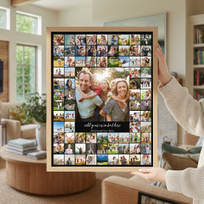 Create Your Own Custom 79 Photo Collage Poster