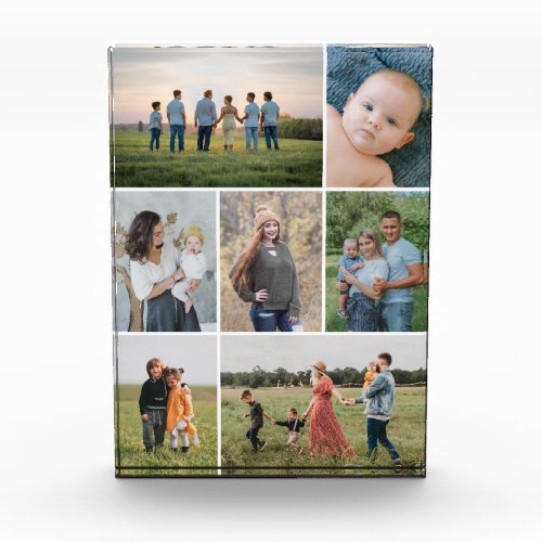 Create Your Own Custom 7 Photo Collage Photo Block