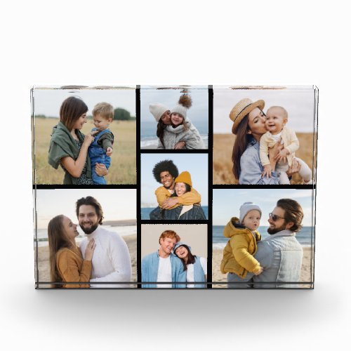 Create Your Own Custom 7 Photo Collage Photo Block