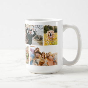 Create Your Own Custom 8 Photo Collage Coffee Mug