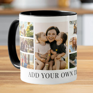 Create Your Own Custom 8 Photo Collage Mug