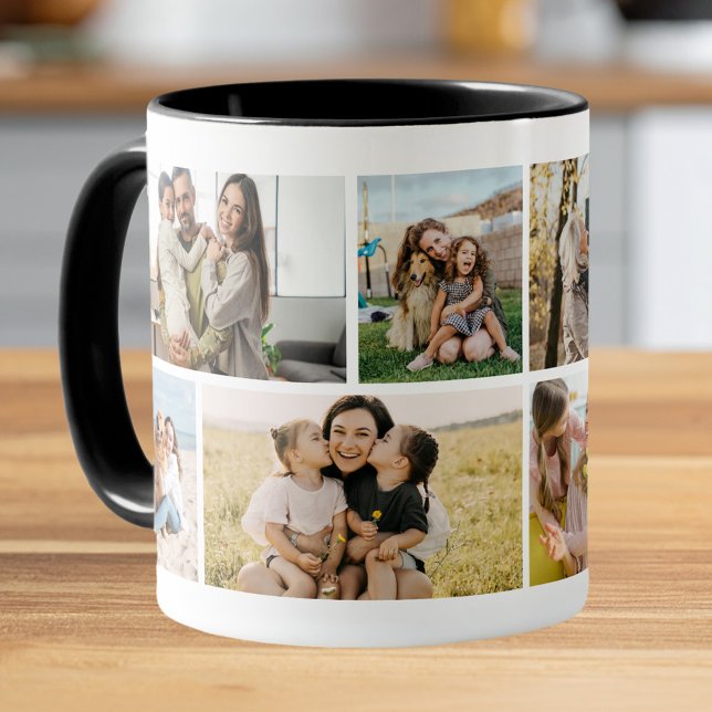 Create Your Own Custom 8 Photo Collage Mug (Creator Uploaded)